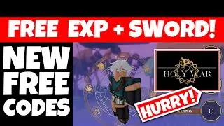*NEW* FREE CODES Holy War 3 gives Free Sword + Free EXP SDS  |  ROBLOX Anime Game
