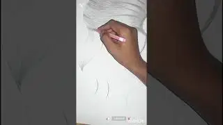 beautiful hair pencil sketch for beginners how to draw hair style @KartikDrawingAcademy