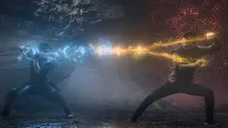 【高画質】シャンチー vs ウェンウー　戦闘シーン