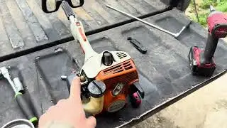 STIHL FS 55R Weed-eater not running right? Or bogging? Here’s what the problem was on mine!