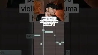 pov: quando a melodia do violino quer te contar uma história. 🎻