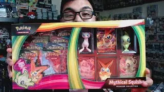 Opening the Mythical Squishy Collection! Pokemon TCG