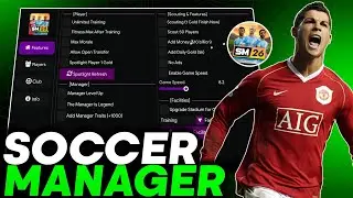 MOD MENU SOCCER MANAGER 2026 | v3.5.5 | UNLIMITED MONEY FITNESS, MANAGER LEVEL UP, EDIT ALL PLAYERS