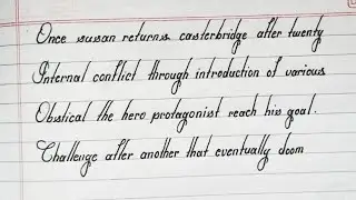How To Improve Handwriting || Writing Kaise Sudhare || Cursive Writing ||