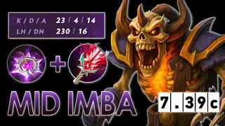 Clinkz MID Immortal – 23 Kill Nullifier Bloodthorn Build Patch 7.39c