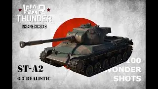 ST-A2. Japan. WAR THUNDER. 100 WONDER SHOTS.