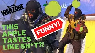 *This APPLE tastes like SH*T?!* Funny Warzone Moment Ep4 #Shorts