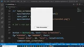 Python Projects 22 - Day 21 - Screenshot Application in Python
