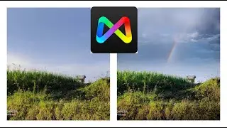 Cara Membuat Pelangi di Hape/Smartphone Android Yang Keren - Mix By Camera 360 App 2020