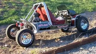 Homemade Go Kart 103-HP Burnouts Wild Ride GoPro