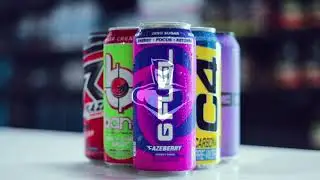 RTD Pre workout and energy cans