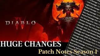 Diablo 4 DRASTIC Season 1 Changes (Patch Notes)