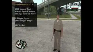 GTA San Andreas- Skin selector 2.1 +Dowload