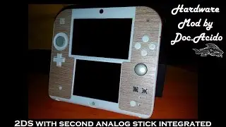 New Nintendo 2DS with second analog stick integrated (Hardware Mod)
