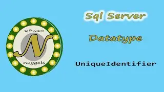 SQL Server: (L12) How to use the UniqueIdentifier data type.