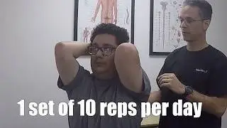 Exercises for STIFF NECK-- This is the ONE Exercise that can FIX it!