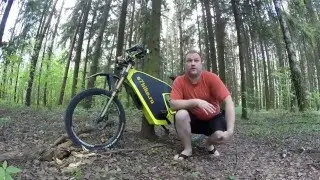 Обзор мощного и быстрого электровелосипеда на основе рамы киборг