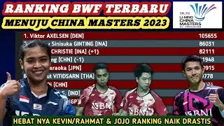 Hebat! Kevin/Rahmat Naik Drastis - Update Ranking BWF Terbaru Menuju Badminton China Masters 2023