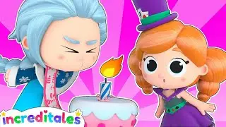 Waarom kan Sneeuwkoningin haar verjaardagskaarsjes niet uitblazen? - Kids vieren Verjaardagsfeest