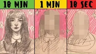 10 МИНУТ / 1 МИНУТА / 10 СЕКУНД - ART CHALLENGE В ТРАДИШКЕ ♥