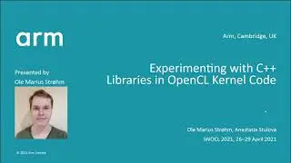 Experimenting with C++ Libraries in OpenCL Kernel Code