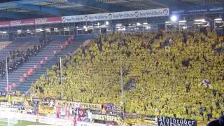 Arminia Bielefeld - Dynamo Dresden (1:1), 06.12.13, Stimmung / Tore / Pyro