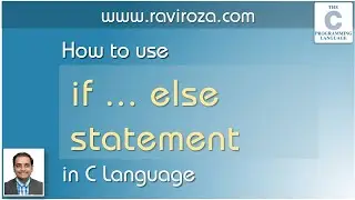 How to use if else statement in C | if...else example - 1 (Gujarati)
