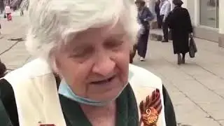 плакать хочется. бабуля про Путина про власть...