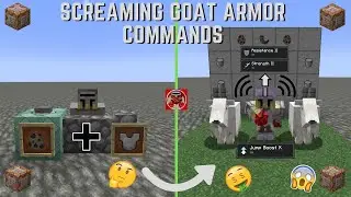 Command Block Tutorial #247: Screaming Goat Armor Commands in Minecraft (1.21+)