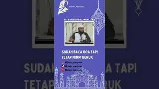 SUDAH BACA DOA TAPI TETAP MIMPI BURUK