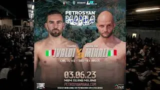 Main Card: Claudio Ivaldi VS Ovidiu Ilie Mihali