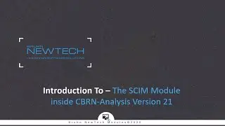 SCIM Module inside CBRN Analysis Version 21