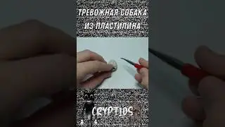 тревожная собака из пластилина #shorts