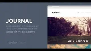Journal - Responsive Readable WordPress Blog Theme | Themeforest Website Templates and Themes