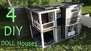 4 DIY Doll Houses