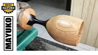 OAK GOBLET, woodturning