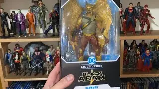 DCEU Action Figure Collection + Hawkman (Black Adam) Unboxing