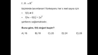 YKS'ye 40 Gün Kalmışcasına Bir Fonksiyon Sorusu😬 Barış Yayınlarından Tam ÖSYM'lik 💪