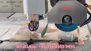 4 axis bridge saw GQ-3220BM (4+1) , one saw blade + one router spindle, contact: +86 156 8969 9495
