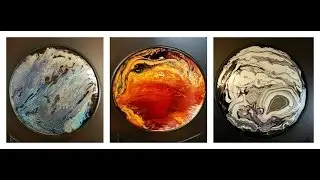 3 Abstract Prisme Paint Color Combinations to Try (Fluid Painting)