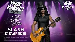 NEW Music Maniacs: Rock™ Slash™ 6" Scale Figure | Action Figure Showcase