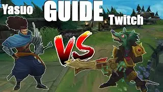 How to beat Yasuo as Twitch ADC BOTLANE Matchup GUIDE
