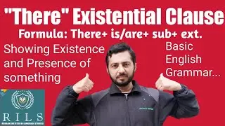 "There" Existential Clause | There clause | Basic English Grammar | RILS The Lingua Expert