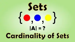 Sets | Algebra | Set Theory | Cardinality | Animation