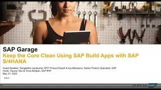 Use SAP Build Apps to build Side by Side UI Extensions for SAP S/4HANA | SAP Garage 2023 Episode 5