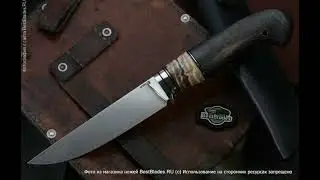 Нож Ульданов Русский-3 (M390, карбон, мамонт)