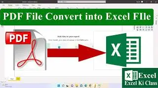 How to Convert PDF to Excel | Bulk Combine PDF files to Excel without losing formatting | 