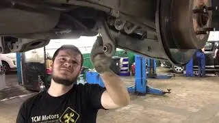 Ремонт ходовой части на Mitsubishi Outlander.