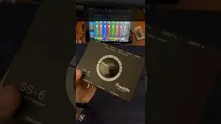 Franklin Audio SS-6 Switchable Stereo Input DI Unboxing #dksynthlab #franklinaudio #franklinaudioss6
