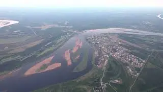 Печора с высоты 2 000 метров.